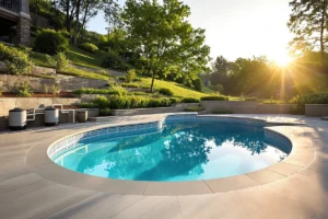 Réussir l'aménagement d'une piscine sur un terrain en pente